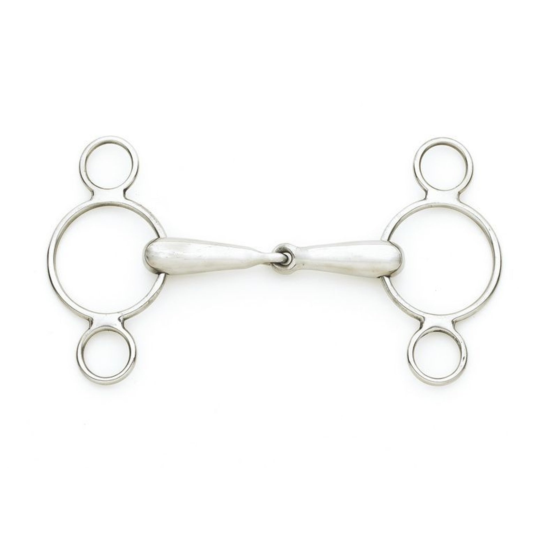 Centaur SS 2-Ring Gag With Hollow Mouth 5