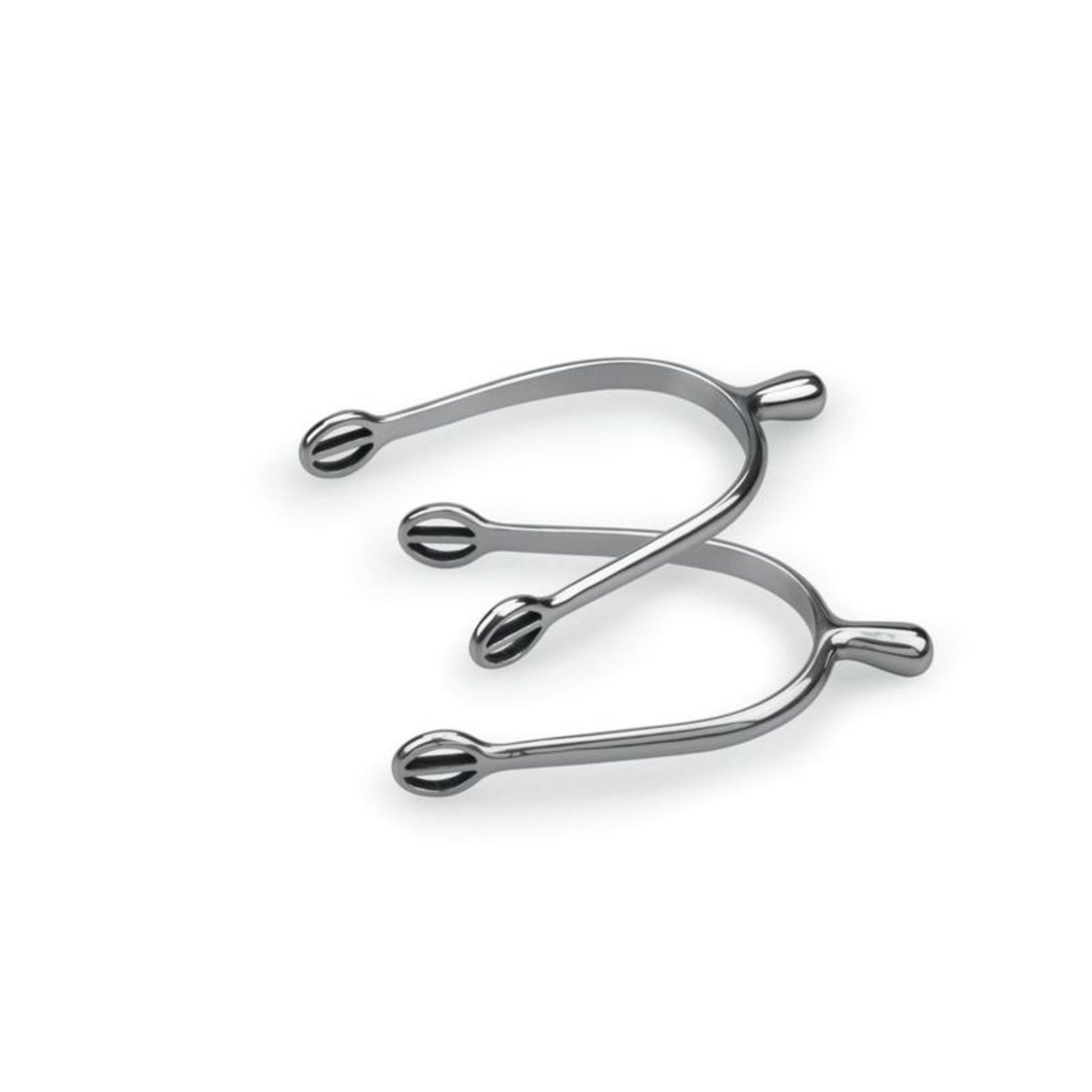 Shires Kids Spurs 1/2 Bk/Wh