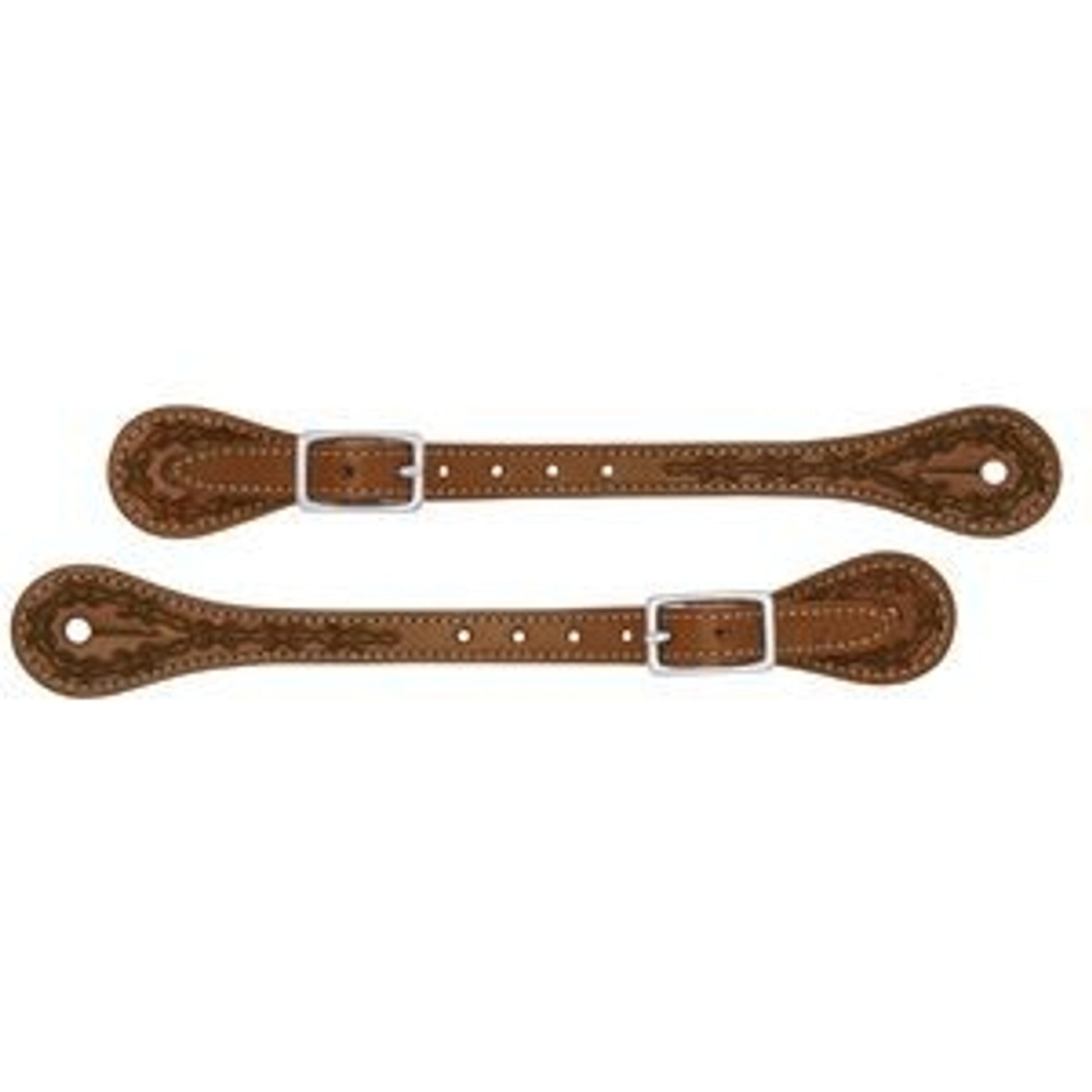 Barbed Wire Spur Straps Thin Brown
