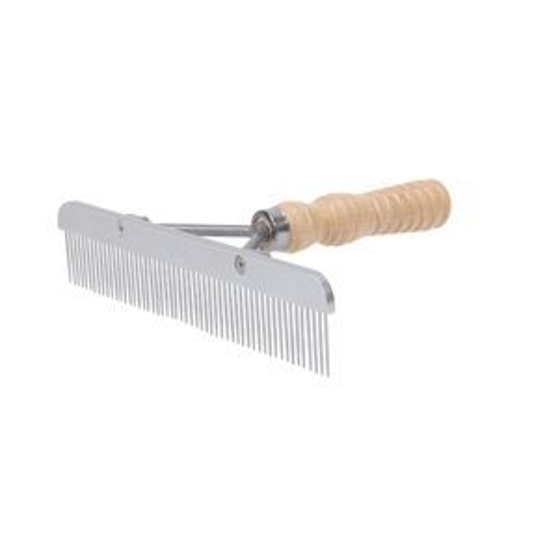 Show Comb with Wood Handle And SS Replaceable Blade