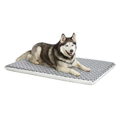 Quiet Time Teflon Brown/Fleece Dog Crate Pad