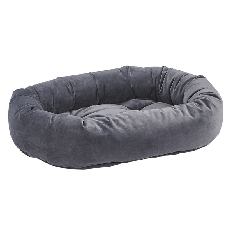 Bowsers Amethyst Microvelvet Donut Dog Bed