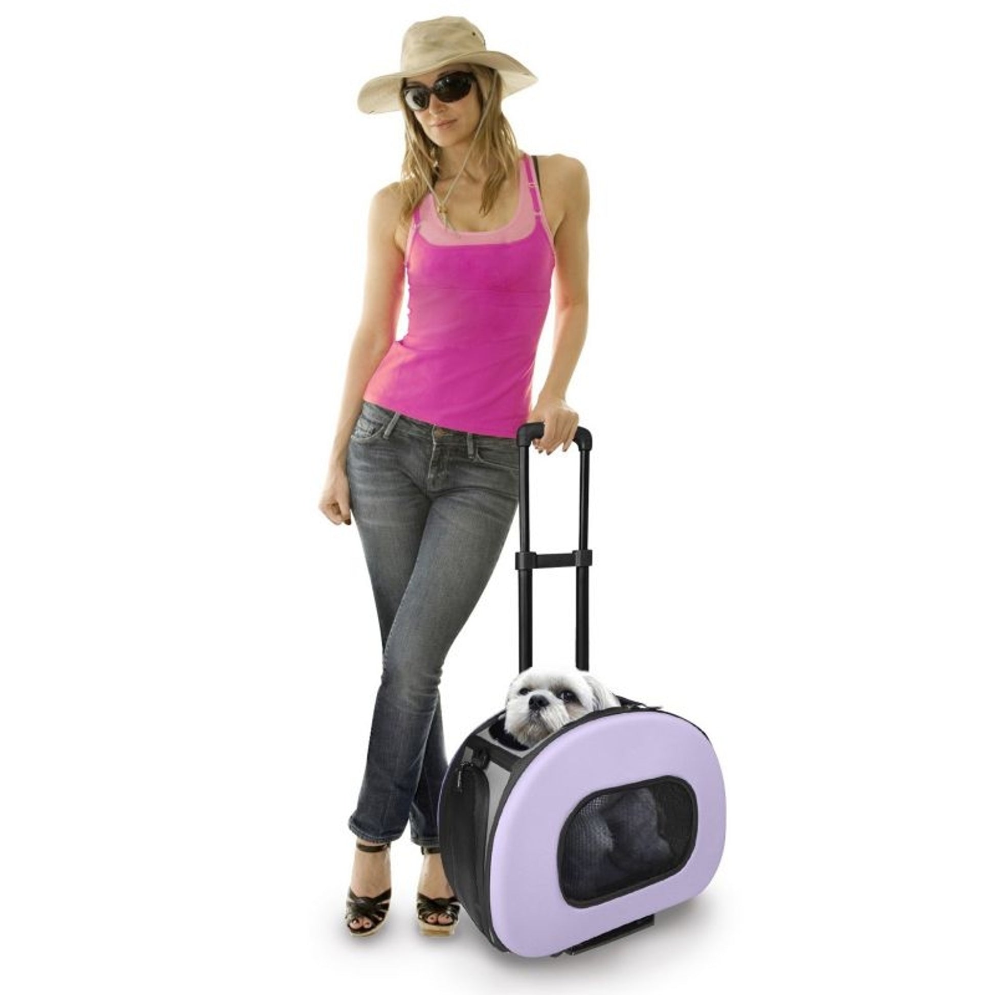 Pet Life Wheeled Final Destination Pet Carrier