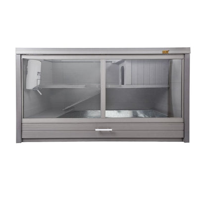 New Age Pet ecoFLEX Grey Park Avenue Indoor Hutch