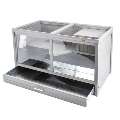 New Age Pet ecoFLEX Grey Park Avenue Indoor Hutch