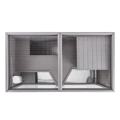 New Age Pet ecoFLEX Grey Park Avenue Indoor Hutch