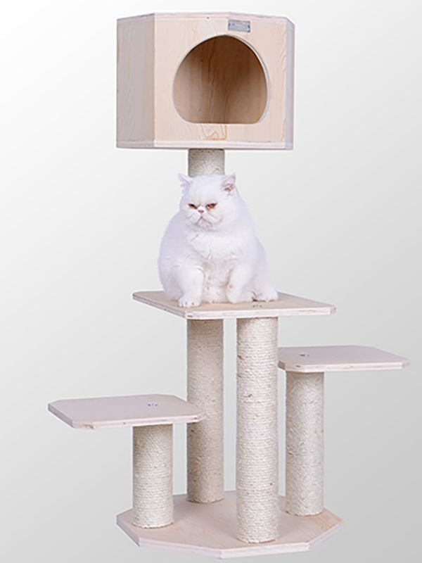 Armarkat Premium Real Wood Cat Tree 46in
