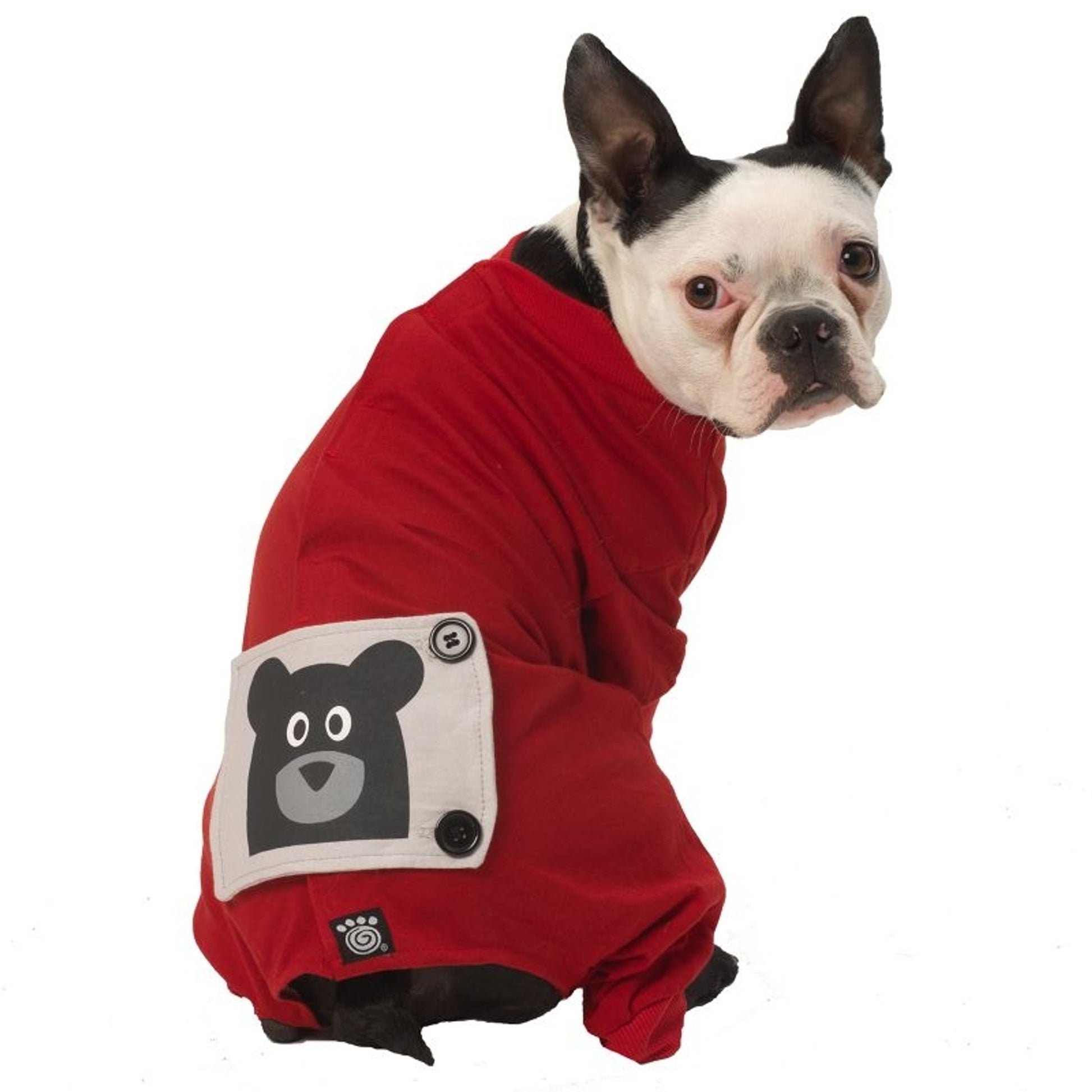 Petrageous Teddy Bear Red Dog Pajamas