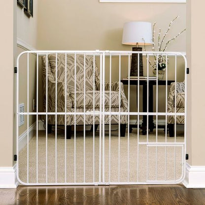 Carlson Pet Big Tuffy Expandable Gate with Pet Door