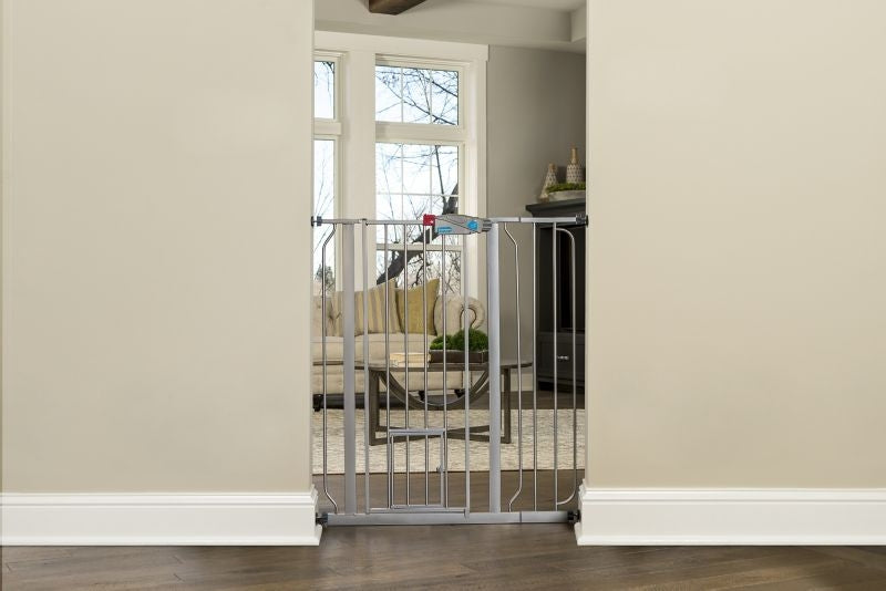Carlson Pet Platinum Extra Tall Gate with Pet Door