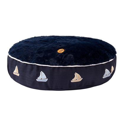 Halo Sailboat Round Dog Bed