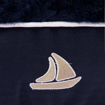 Halo Sailboat Round Dog Bed