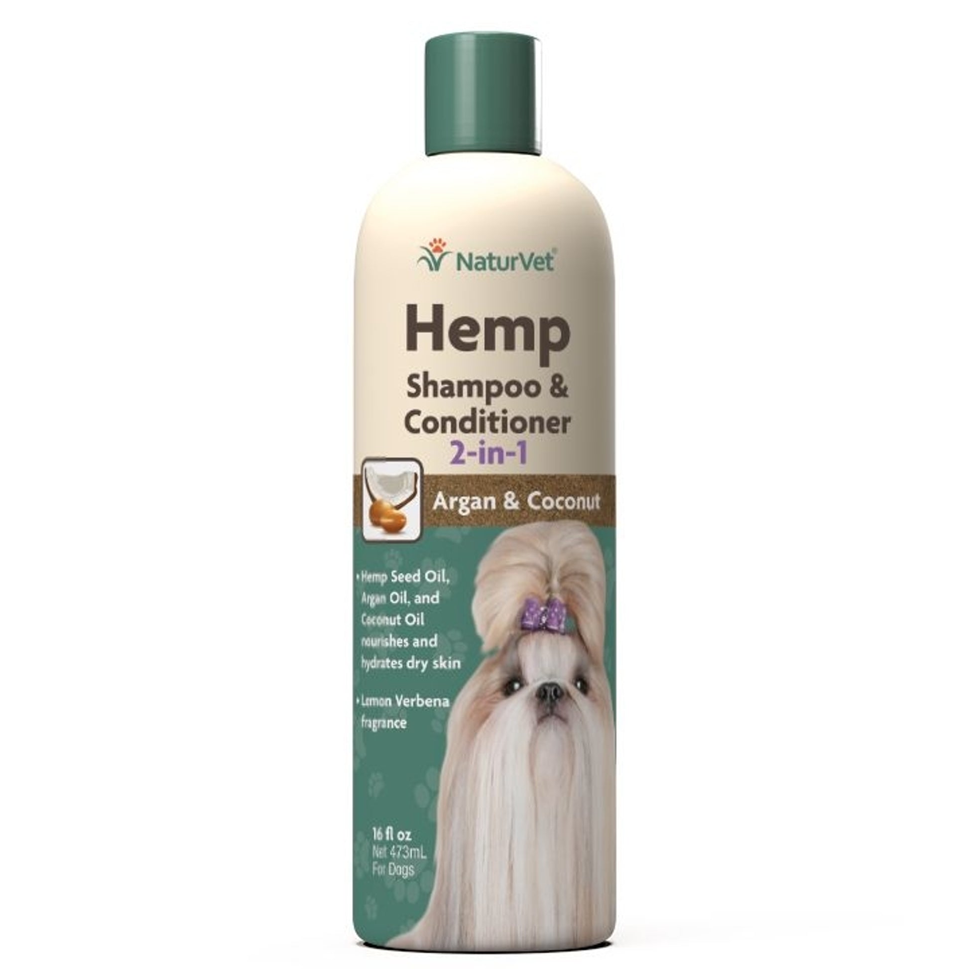 NaturVet Hemp 2 in 1 Dog Shampoo/Conditiioner