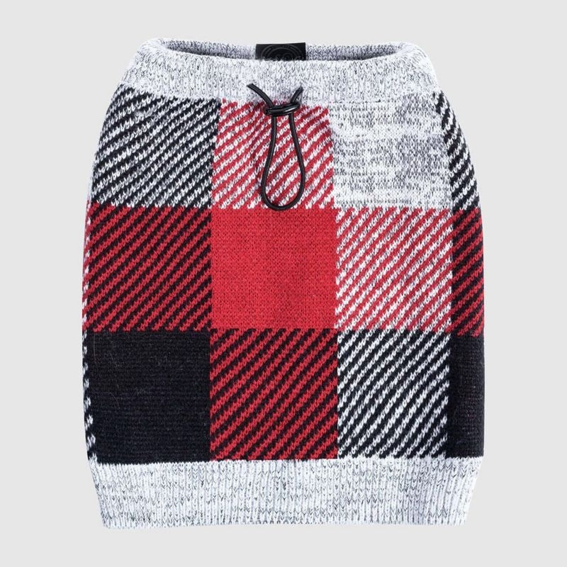 Canada Pooch Northern Knit Plaid Dog Snood