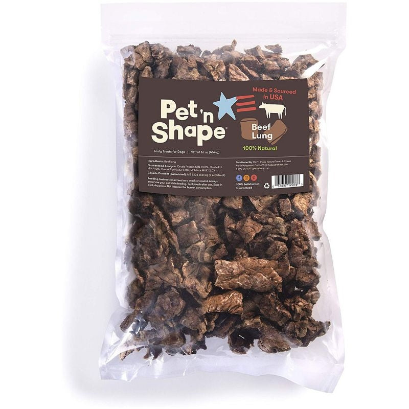 Pet n Shape Beef Lung Bites Dog Treat