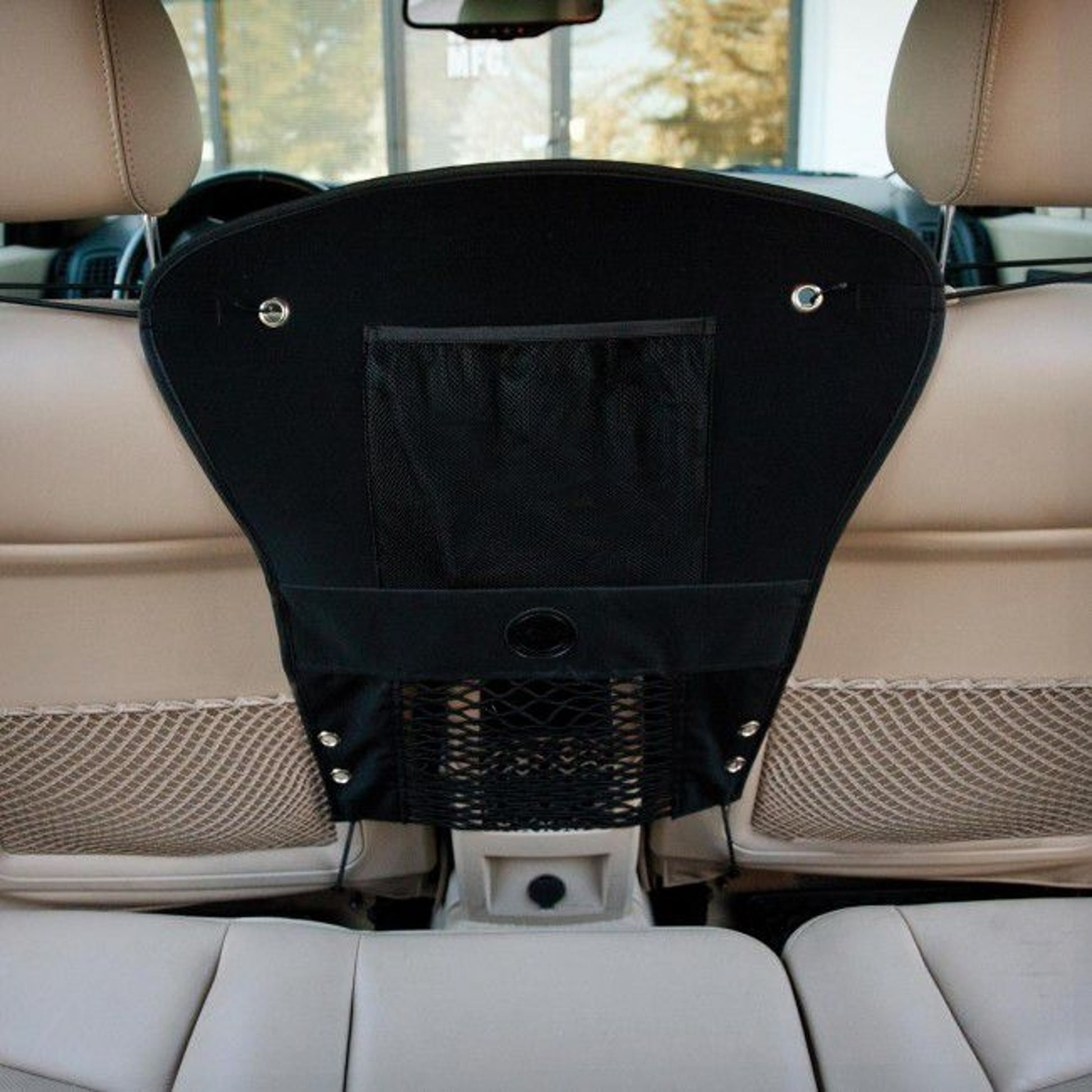KH Mfg Pet Travel Safety Barrier Black