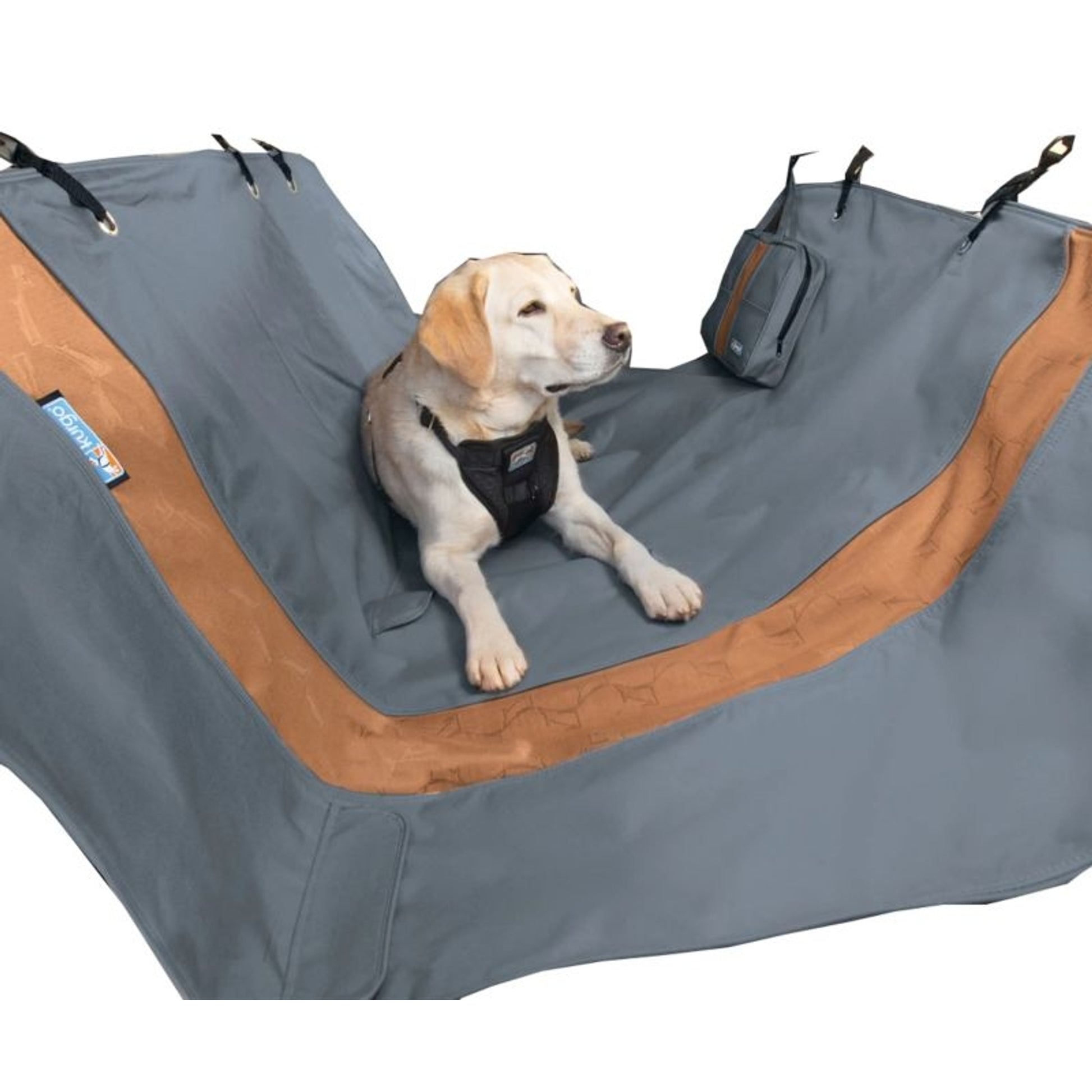 Kurgo Charcoal Gray Extended Car Hammock