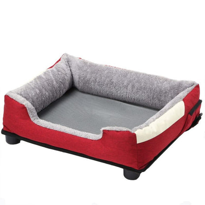 Pet Life Dream Smart Burgundy Red Pet Bed