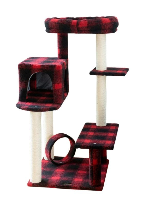 Armarkat B5008 50in Scotch Plaid Classic Cat Tree