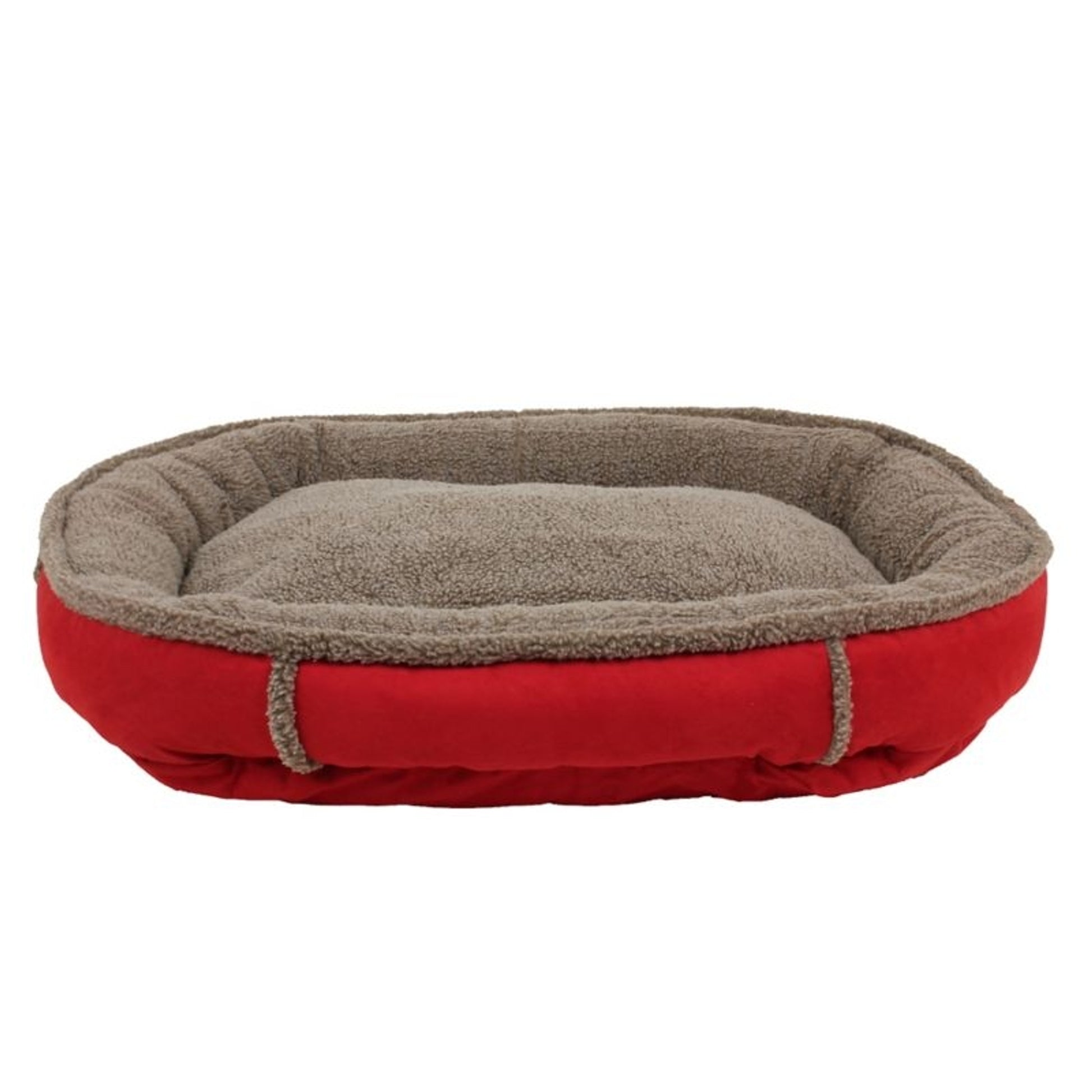 Carolina Pet Red Memory Round Comfy Cup Bed