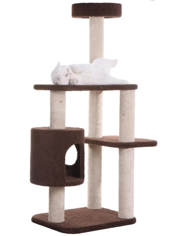 Armarkat Real Wood F5502 Carpeted Cat Tree Condo