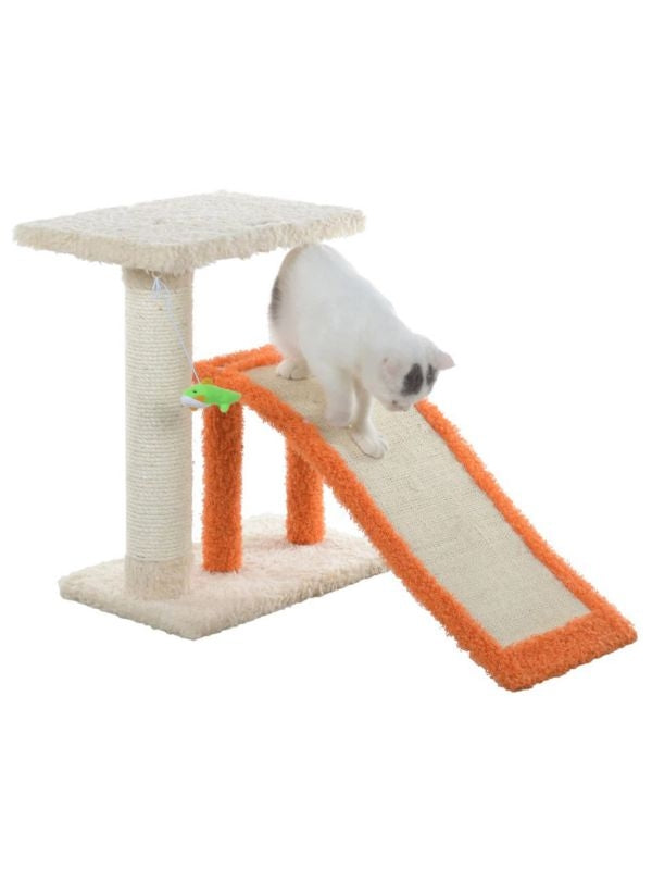 Armarkat Real Wood 2Level Cat Scratcher and Ramp