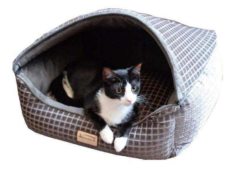 Armarkat Bronze/Silver Cuddle Cave Cat Bed