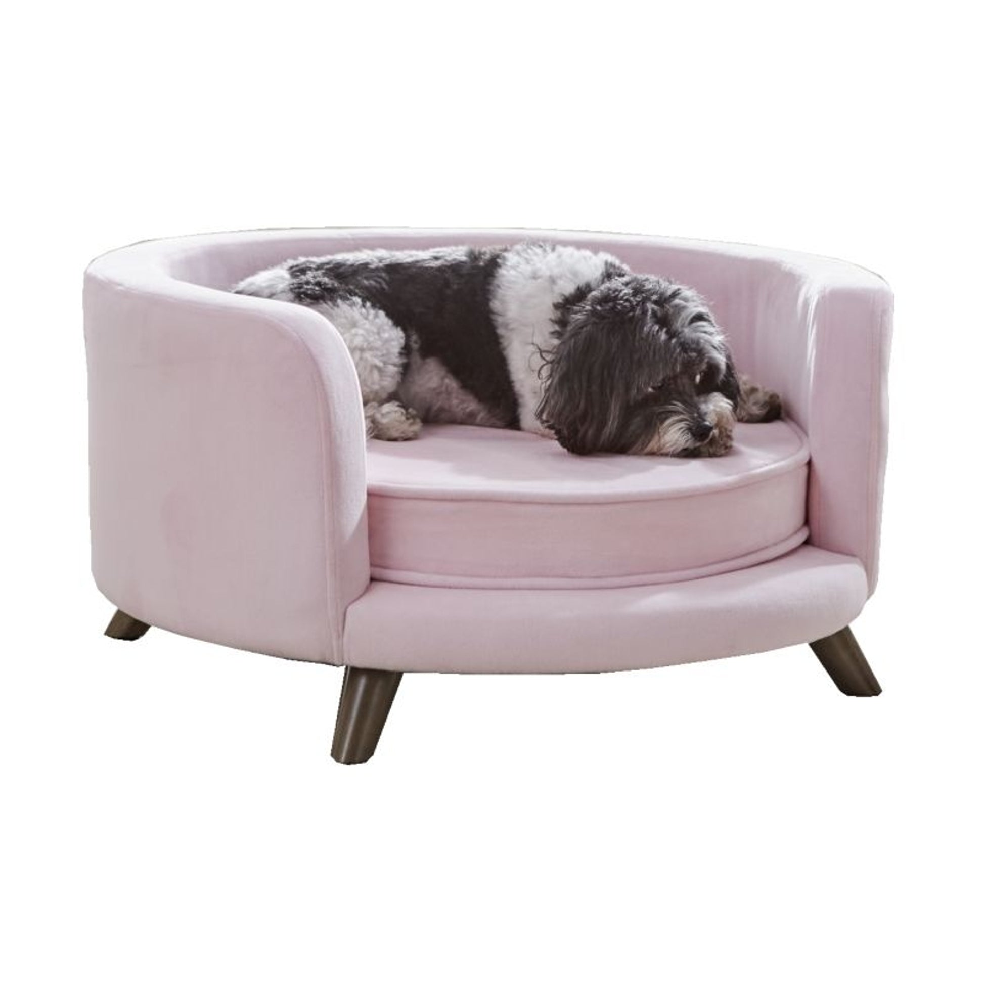 Enchanted Home Pet Rosie Blush Pink Pet Sofa