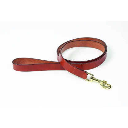 Shires Digby Fox Flat Leather Dog Lead