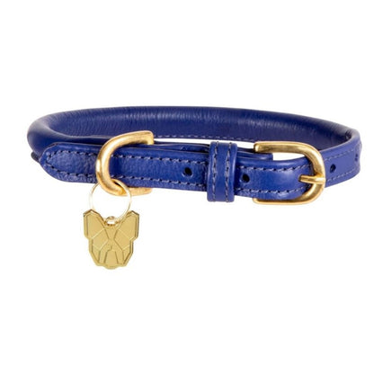 Digby Fox Rolled Leather Dog Collar