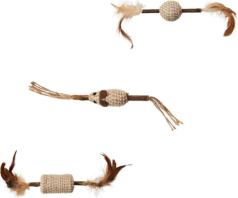Spot Naturals Silver Vine Cord/Stick Cat Toy