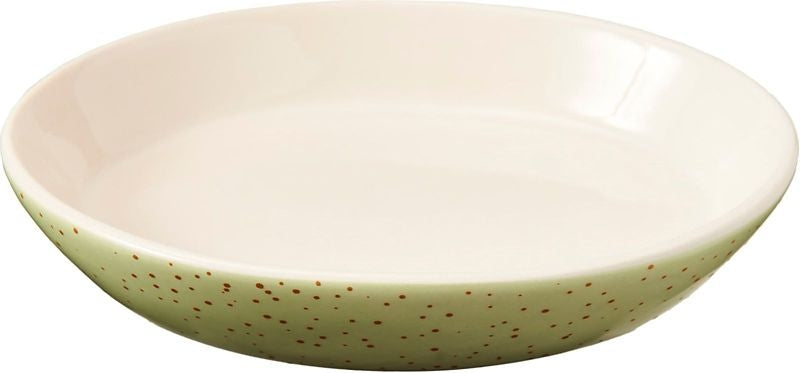 Spot Oval Stoneware Cat Dish