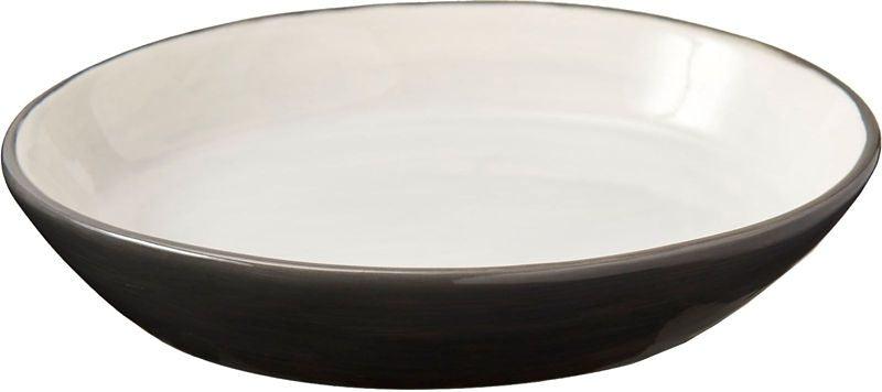 Spot Oval Stoneware Cat Dish
