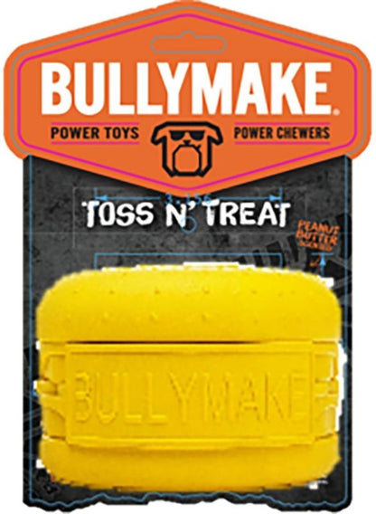 Bullymake Toss Nft Treat Cheeseburger Rubber Toy