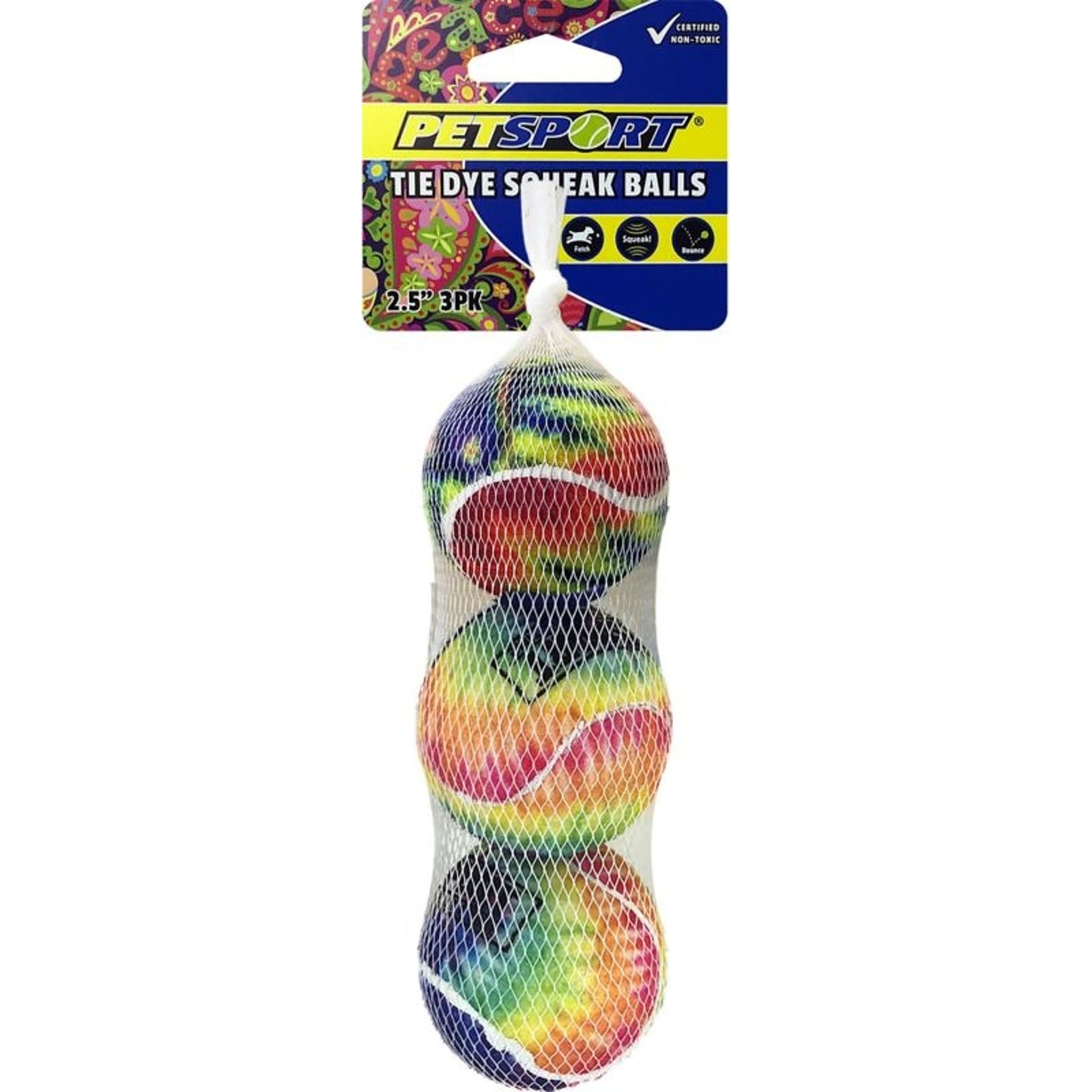 Tie Dye Squeak Ball