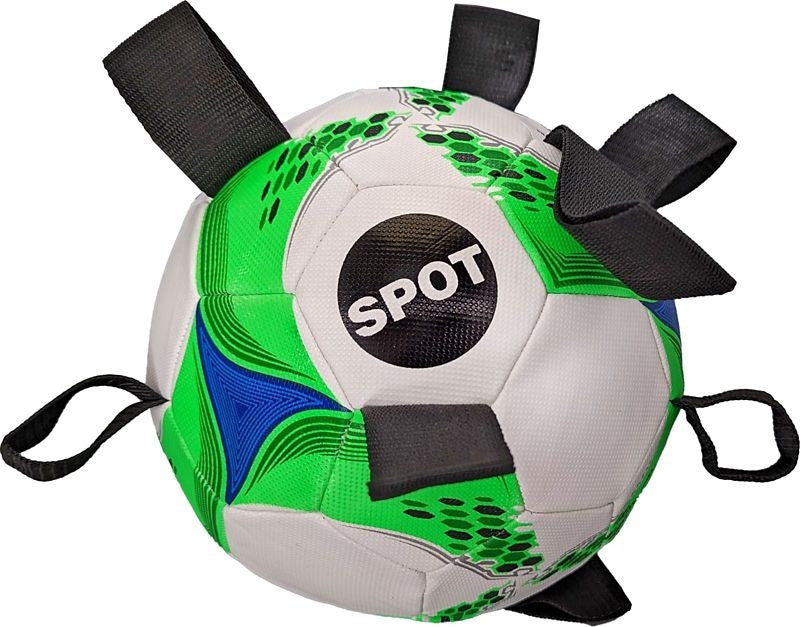Spot Soccer Ball Dog Toy With Ez Tabs And Pump
