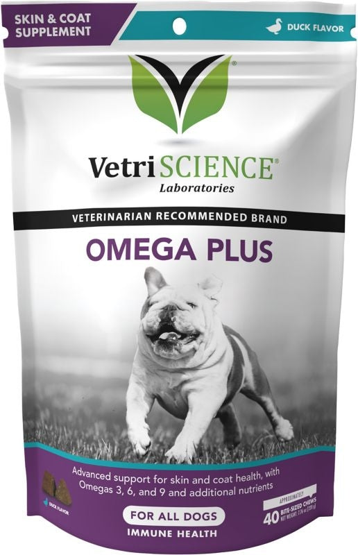 OMEGA PLUS DOG CHEWS Pet Supplies