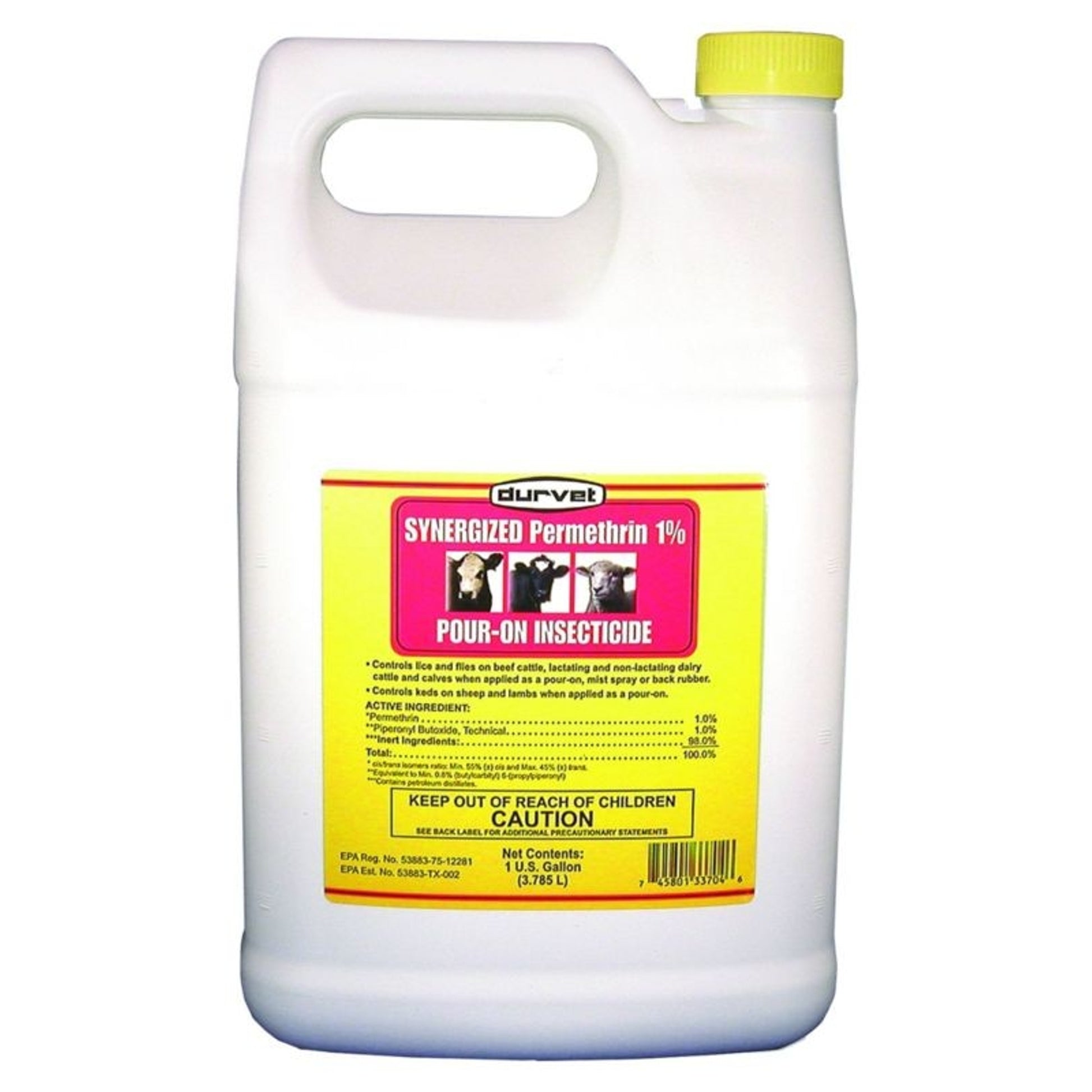 Synergized Permethrin Pour On Insecticide 1 Gal