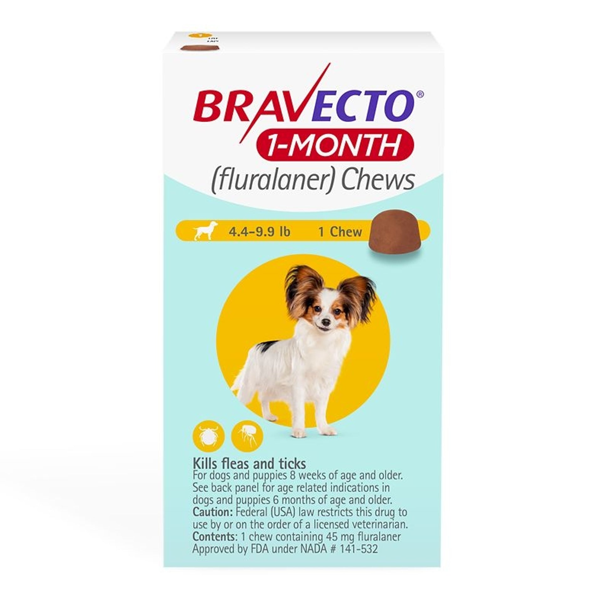 Bravecto Chews 1 Month Supply