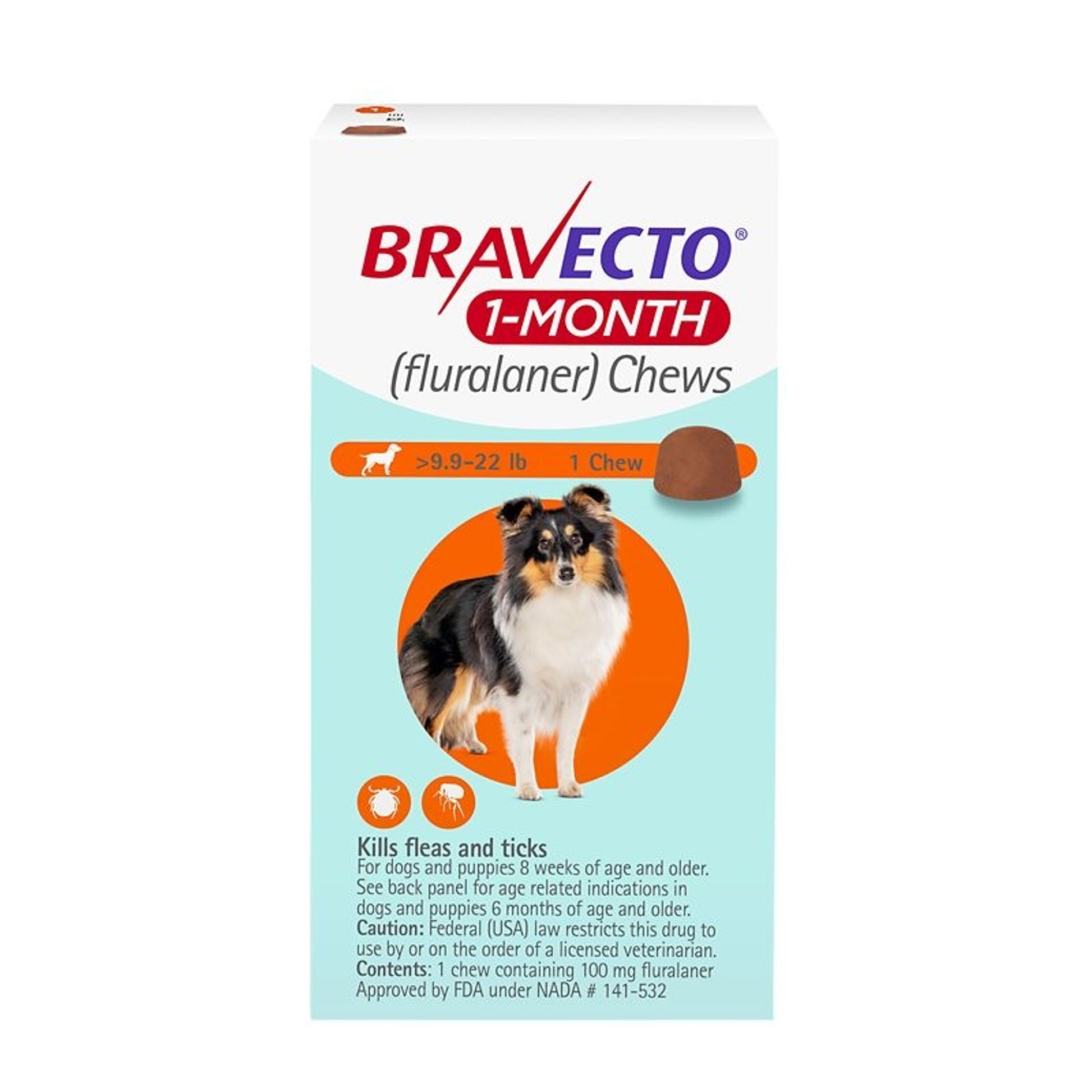 Bravecto Chews 1 Month Supply