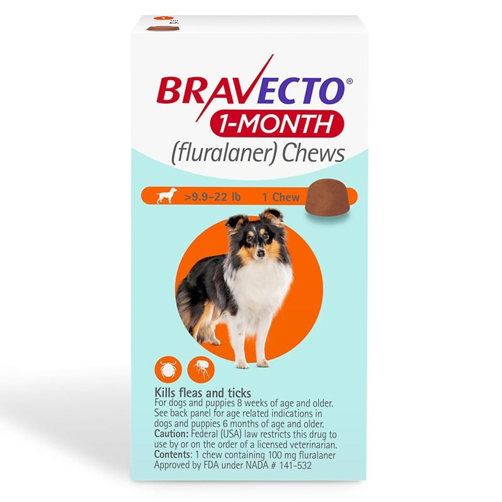 Bravecto Chews 1 Month Supply