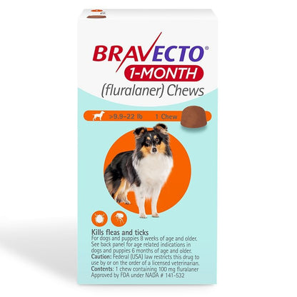 Bravecto Chews 1 Month Supply