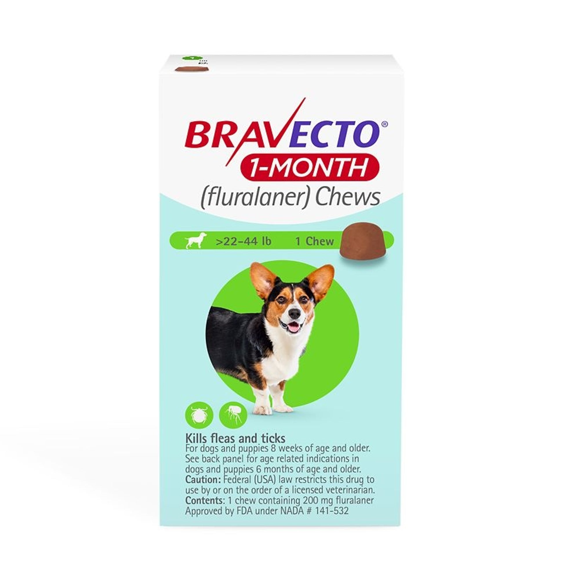 Bravecto Chews 1 Month Supply