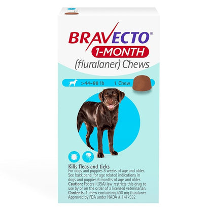 Bravecto Chews 1 Month Supply