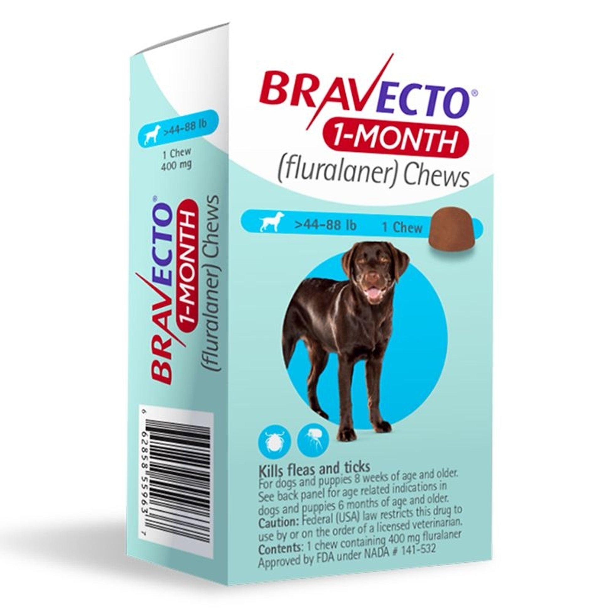 Bravecto Chews 1 Month Supply