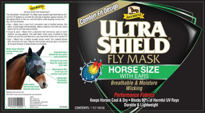 Absorbine Ultrashield Fly Mask Without Ears
