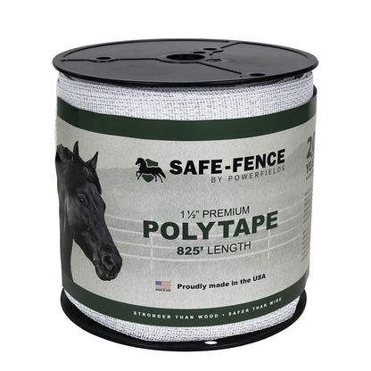 Safe Fence 1 1/2in Wide Poly Tape 825 Ft