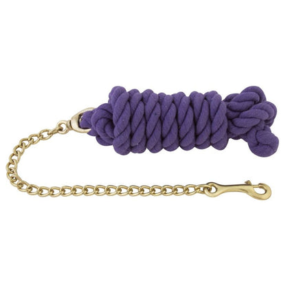 Basic Cotton Lead Rope with Stud Chain