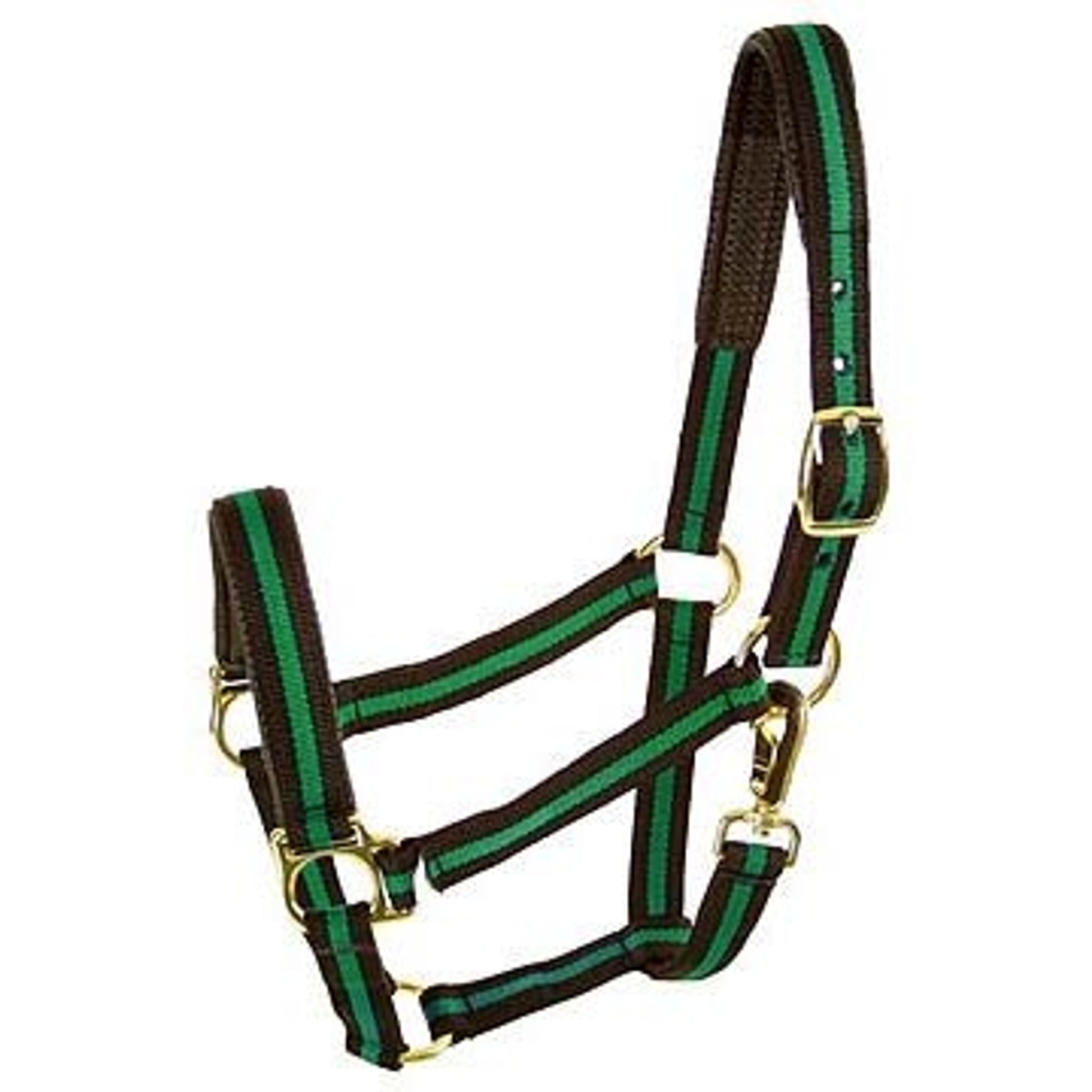 Padded No Rub Striped Poly Halter