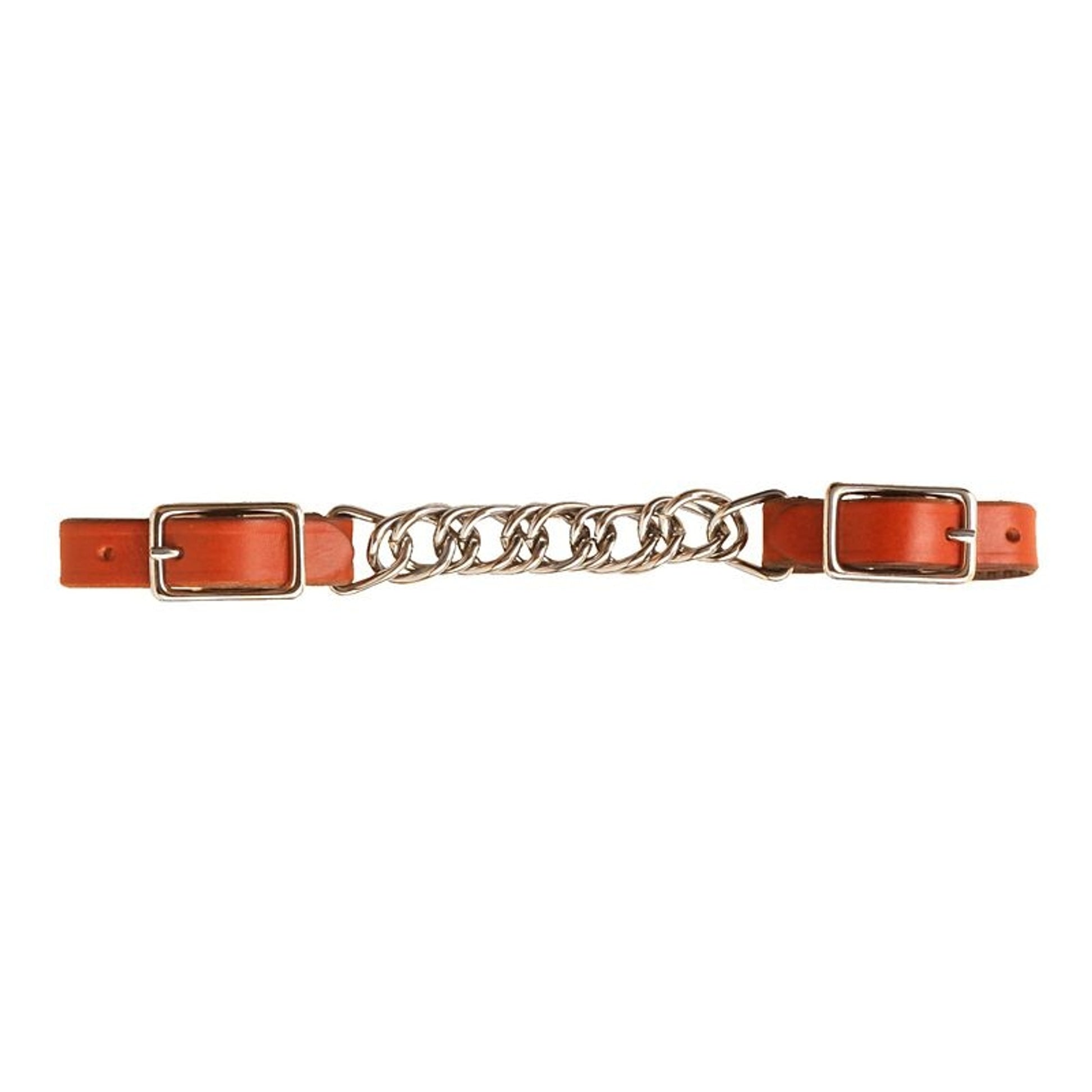 Tory Flat Twisted Chain Curb Strap Bk/Gry